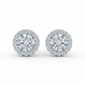 Sparkling stud earrings